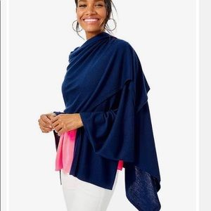 100% Cashmere Lilly Pulitzer Terri Sweater Wrap